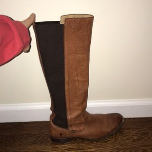 Tall brown women’s Frye boots